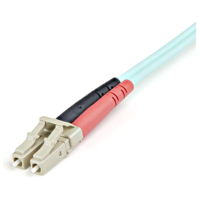 StarTech Cavo di rete patch Duplex in fibra ottica multimodale LSZH 50-125 da 10 Gb 1m LC-LC - acqua