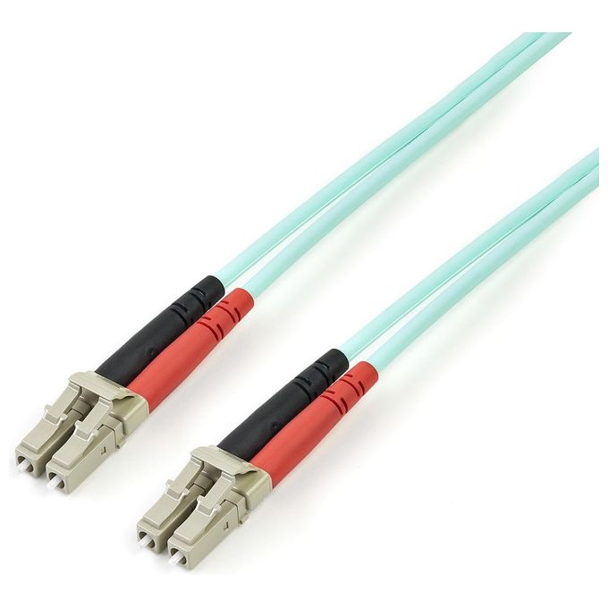 StarTech Cavo patch duplex LSZH fibra multimod. 50-125 2 m 10 Gb Aqua LC-LC