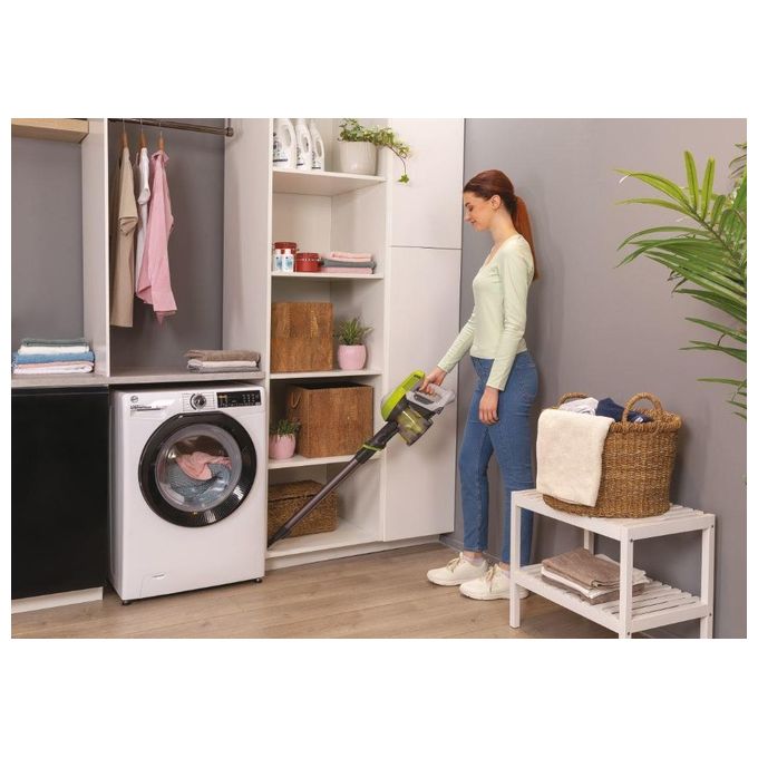 Hoover HF110H HF1 Aspirapolvere Senza Filo Ciclonico Senza Sacchetto 0.9 L 170W autonomia 30 min colore Grigio Lime