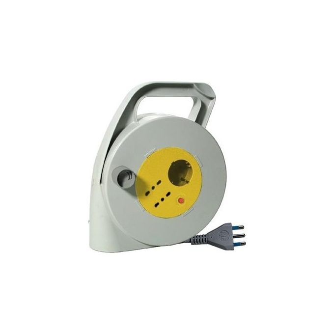 Fanton Avvolgicavo Civile 10mt Spina 2p+t 1 Grigio