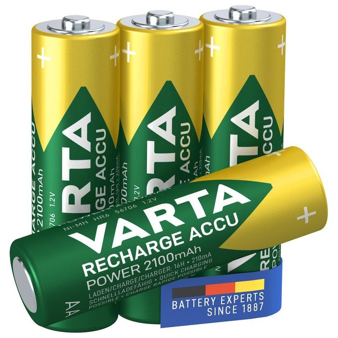 Varta Batteria ricaricabile Stilo Aa 2100mah 4pz