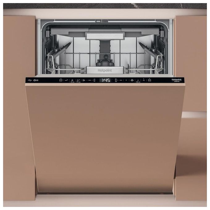 Hotpoint HM759TL Lavastoviglie da incasso a scomparsa totale 15 coperti Classe B 39 dB 9,5 L Touch (82x60x56 cm) colore Nero