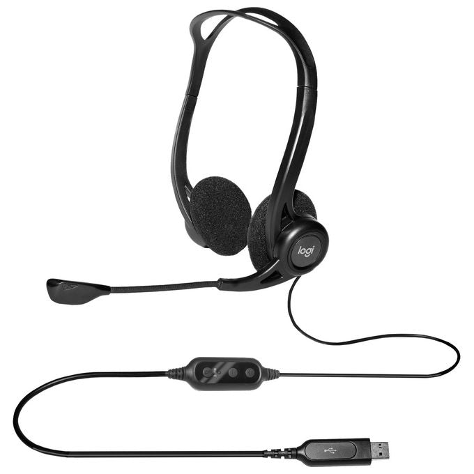 Logitech Cuffie Microfono oem Pc Headset 960 USB