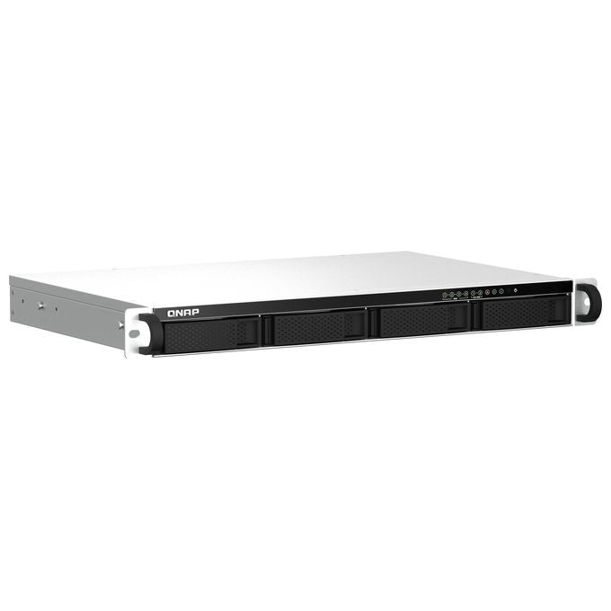 Qnap TS-464EU-8G NAS Rack 1U Intel Celeron N5095 4 Core 2,9 GHz 4 Bay 8 GB DDR4 2x M.2 PCIe Gen 3 2,5GbE RAID colore Nero