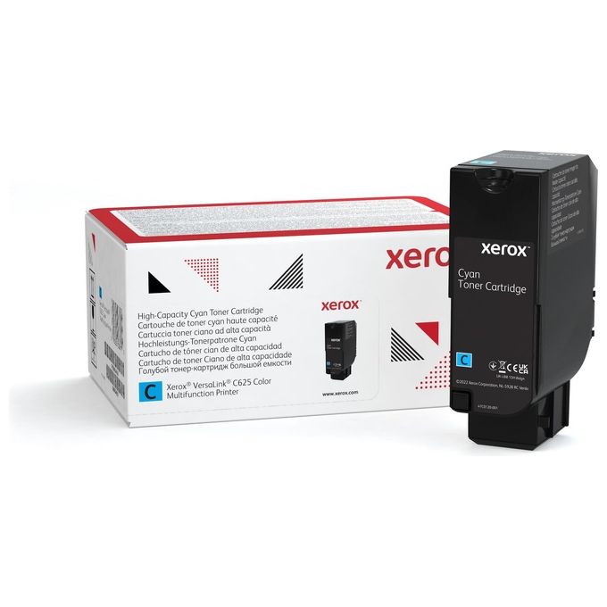 Xerox 006R04637 VersaLink C625 Cartuccia Toner Alta Capacita' 16000 Pagine colore Ciano