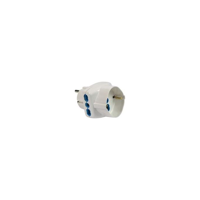 Fanton Adattatore Triplo Spina 2p+t 16a  - Bianco