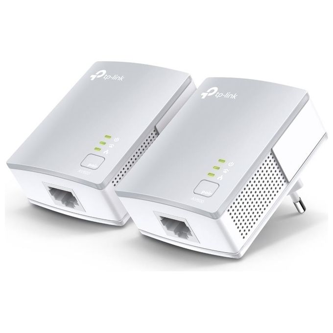 Tp-Link PA411KIT 500Mbit-s Powerline Collegamento Ethernet Lan Bianco 2 Pezzi