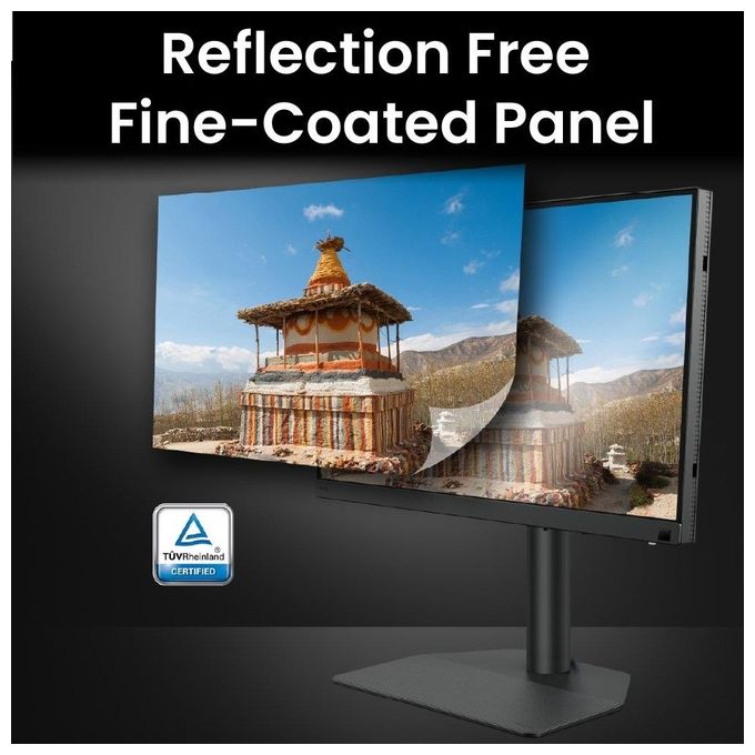 BenQ SW242Q PhotoVue Monitor per Fotografia 24,1'' WQXGA 2560x1600 IPS 99% Adobe RGB USB-C 90W colore Nero