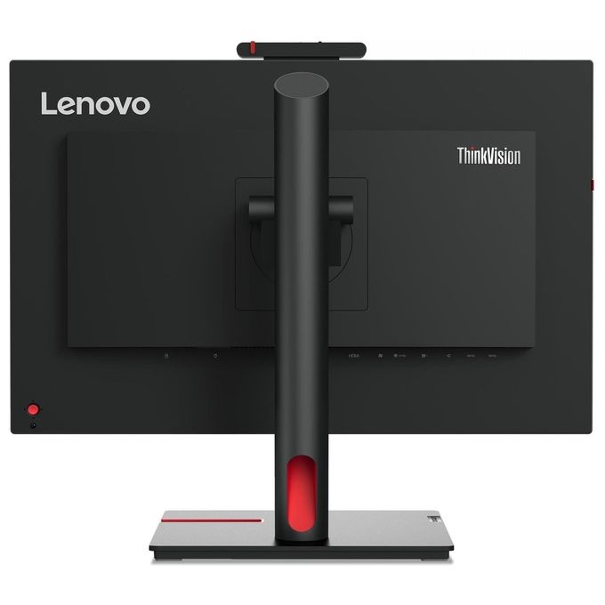 Lenovo 63D7UAT3EU ThinkVision T24mv-30 Monitor PC 23.8'' Full HD IPS LED 75Hz USB-C 90W Webcam 5MP Hub USB Ethernet colore Nero