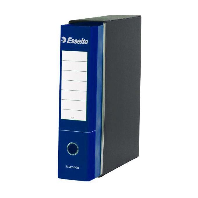 Esselte Cf6 registratore Essentials Protocollo Dorso 8 Blu