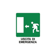 Markin Cartello Uscita Emergenza a Sinistra 250X310