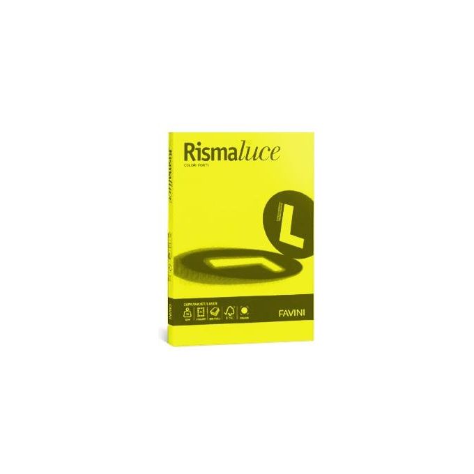 Cartotecnica Favini Rismaluce 140 Giallo Sole Col Forti