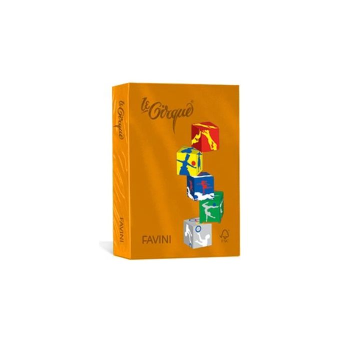 Cartotecnica Favini Risma Le Cirque 80g Arancio Trop A4