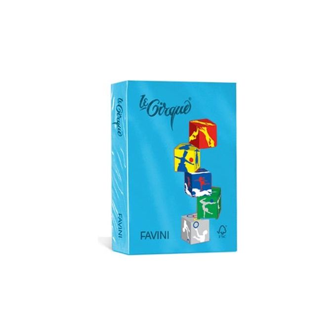 Cartotecnica Favini Risma Le Cirque 80g Azzurro Real A4