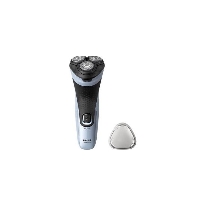 Philips X3003-00 Serie 3000X Rasoio elettrico rotativo wetanddry 3 testine autonomia 40 min colore Nero Blu
