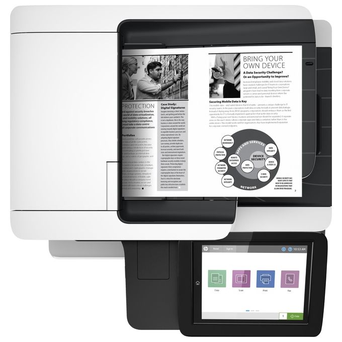 HP LaserJet Enterprise MFP M528dn Stampante Multifunzione Laser B-N 43ppm 1200x1200 Dpi A4