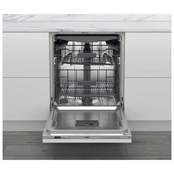 Whirlpool WIC 3C26 F Lavastoviglie Incasso 14 coperti Classe E 46 dB NaturalDry 8 programmi Terzo cestello (82x60x55 cm) colore Argento