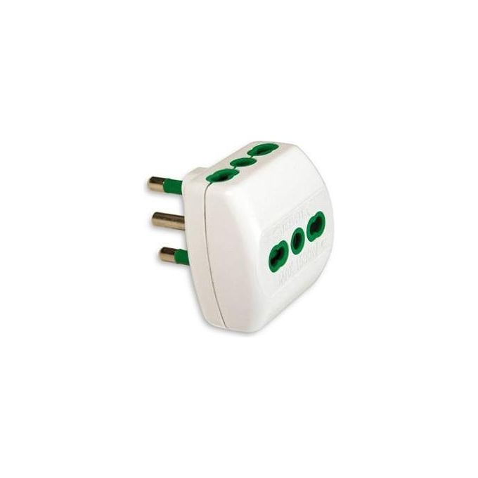 Fanton Adattatore Triplo Vs Spina 2p+t 16a Bianco