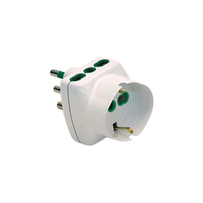 Fanton Adattatore Vertical System 2p+t 16a Bianco