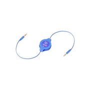 Retrak Cavo da 3,5mm a 3,5mm per Mp3 Retrattilem Blu