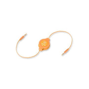 Retrak Cavo da 3,5mm a 3,5mm per Mp3 Retrattile Arancio
