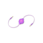 Retrak cavo da 3,5mm a 3,5mm per Mp3 Retrattile Porpora