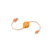 Retrak Cavo Usb 2.0 a Micro 5-pin Retrattile Arancio