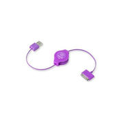 Retrak Cavo iPod e iPhone Retrattile Usb 2.0 Sync-charge  Porpora Retrak