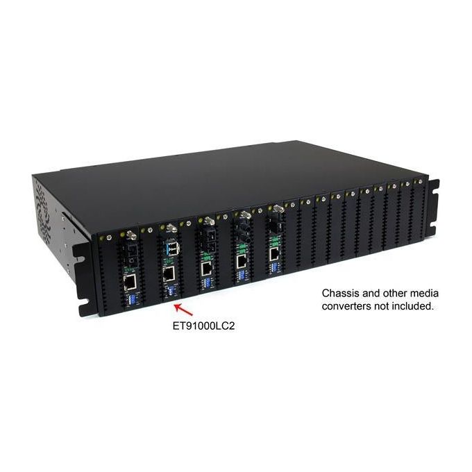 StarTech Convertitore media in fibra Gigabit 1000 Mbps fibra MM LC 550 m