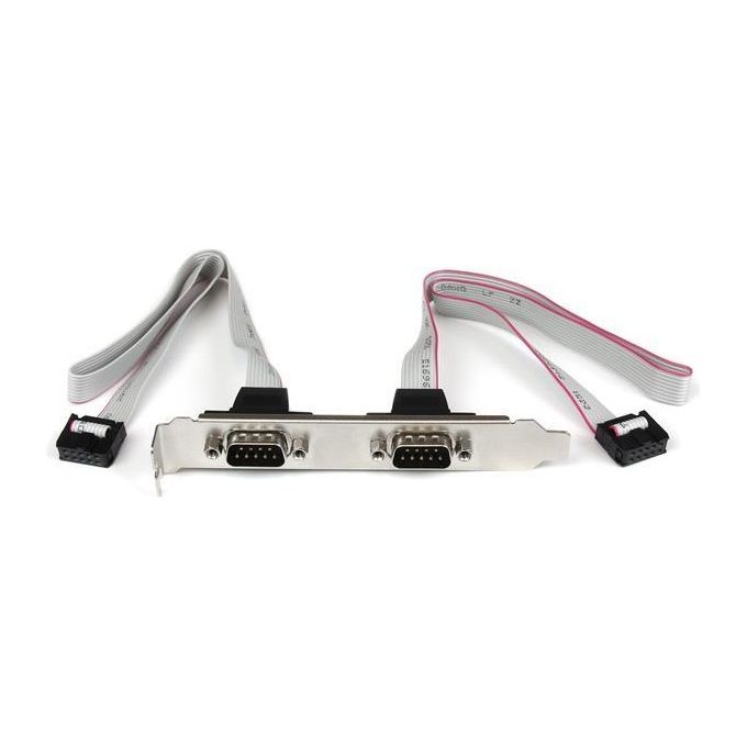 StarTech Staffa porta seriale DB9 16 a 2 porte a header a 10 pin