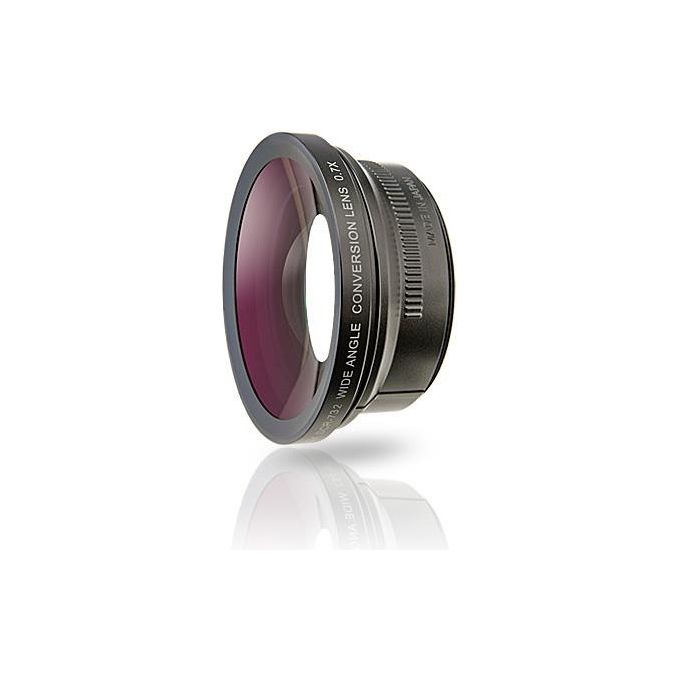 Raynox DCR-732 Convertitore Grandangolare 0,7x con 3 Anelli Adattatori 37 mm 43 mm 46 mm colore Nero