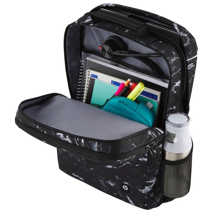 HP 7J592AA Campus Zaino per Notebook 20L con Materiale Riciclato Scomparto Imbottito 16.1'' colore Nero