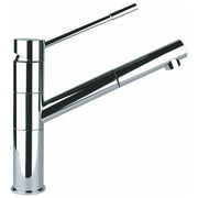 Foster 8466 000 Lorenzo Miscelatore Mono Splitcomando con canna girevole 120° e Bocca Estraibile Cromo