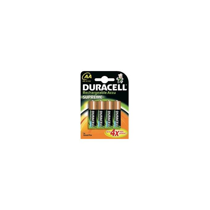 Duracell Batteria ricaricabile Stilo Aa 2450mah Blister 4 Ric1500x4