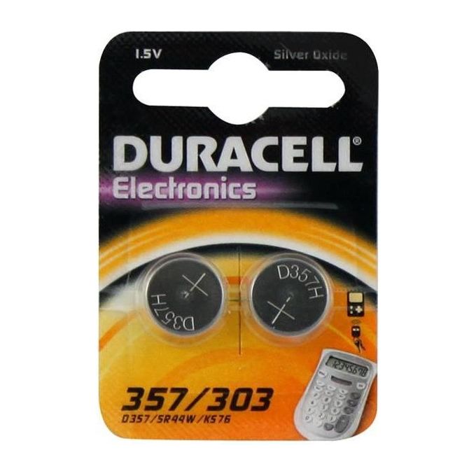 Duracell Confezione 2 Batterie a Bottone 357-303
