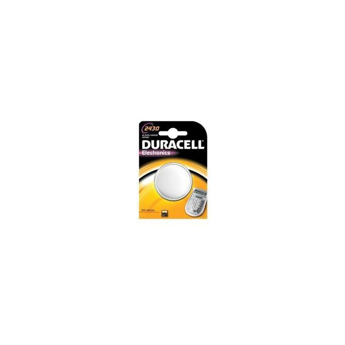 Duracell DL2430 Batteria Litio 3V Mono Splituso - 24,5 x 24,5 x 3,2 mm