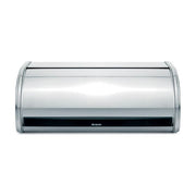 Brabantia 312601 Portapane Roll Top in Acciaio Inox con Apertura a Scomparsa e Superficie Superiore Piatto colore Brilliant Steel
