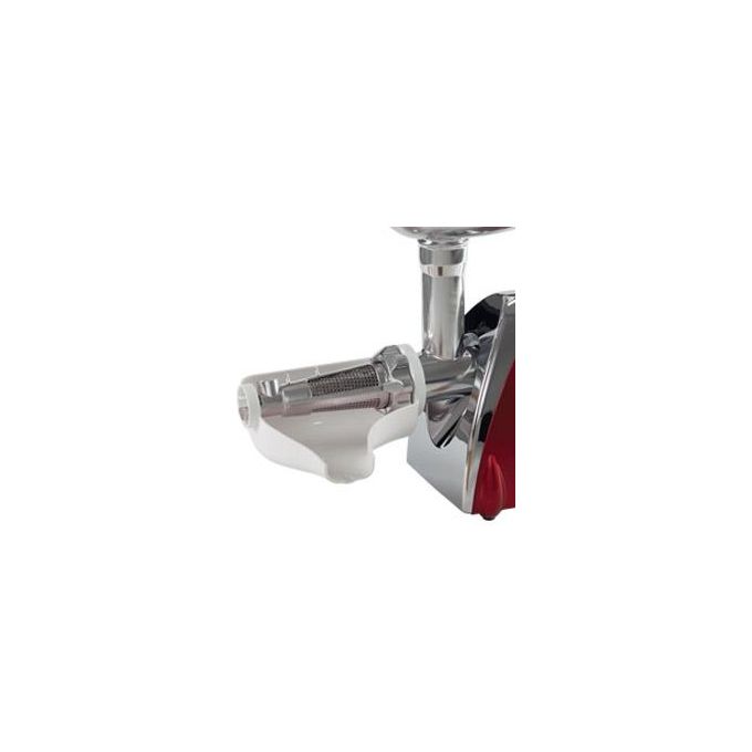 DCG FWP2696 Tritacarne e Passapomodoro Elettrico Multifunzione 1200W 3 Dischi Macinatura Insaccatrice colore Rosso
