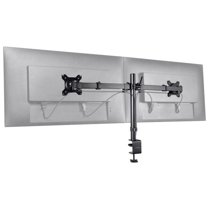 Trust 23941 GXT 1120 Mara Supporto Doppio Monitor fino a 32'' VESA 75 100 2 Display 16 Kg colore Nero