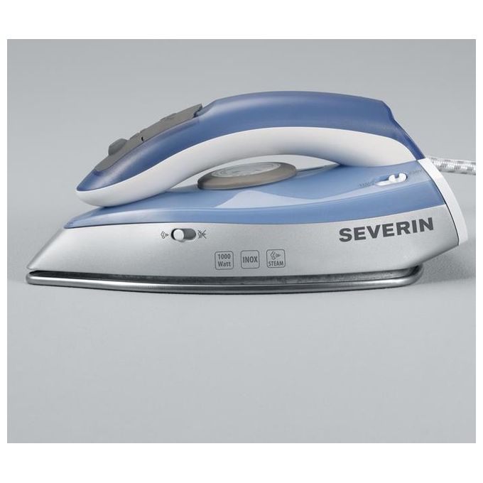 Severin BA 3234  Ferro da Stiro da Viaggio 1000W Argento-Blu