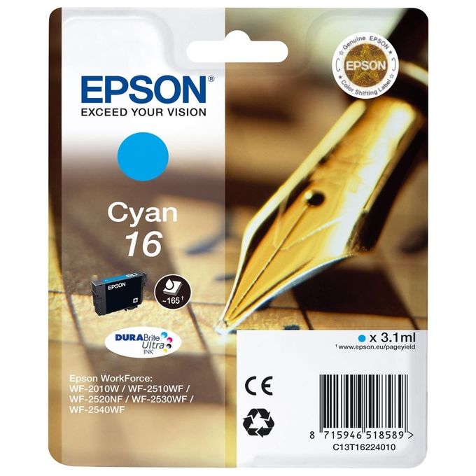 Epson Cartuccia Ciano 16 Penna Cruciverba