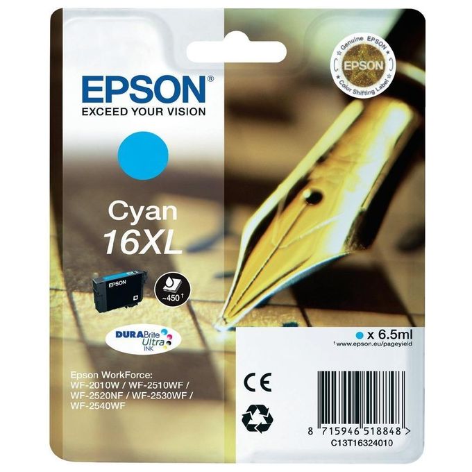 Epson Cartuccia Ink Penna Cruciverba 16xl Ciano