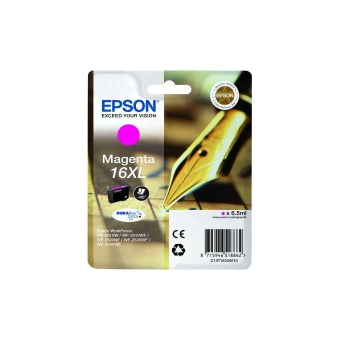 Epson Cartuccia C13t16344010 Workforce serie 16xl Magenta