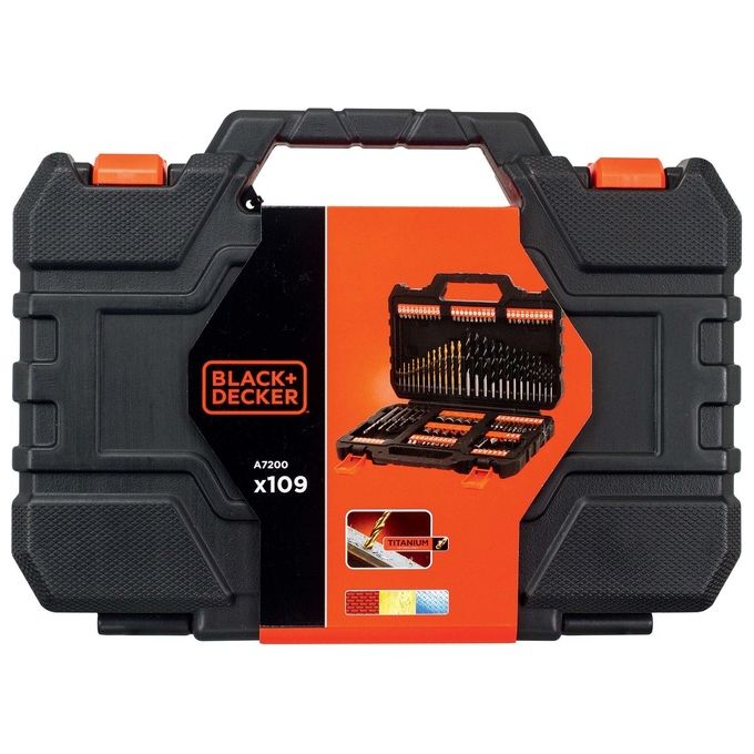 Black+Decker Set Accessori 109 Pz.