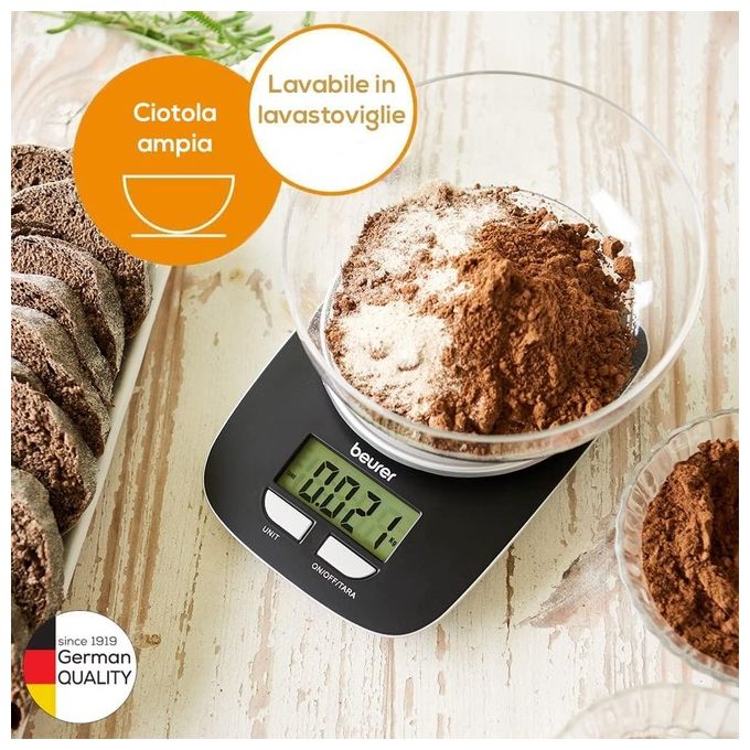 Beurer KS25 Bilancia Cucina Elettronica