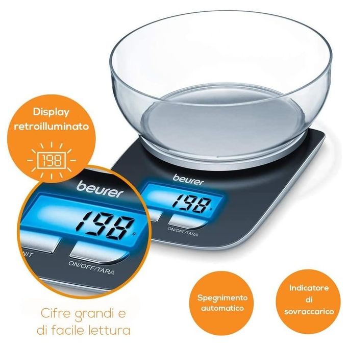 Beurer KS25 Bilancia Cucina Elettronica