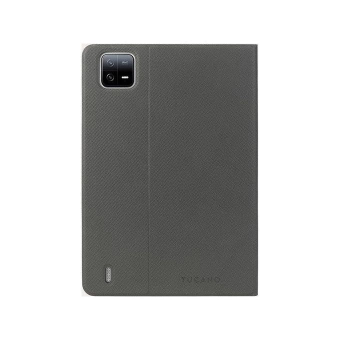 Tucano TAB-3XMP6-BK Tre Custodia Tablet per Xiaomi Pad 6 11'' Ecopelle Policarbonato con Supporto e Porta Penna colore Nero