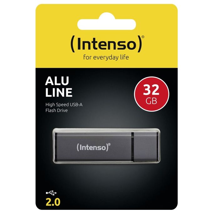 Intenso Flash Drive Usb2.0 32gb Alluminio Antracite