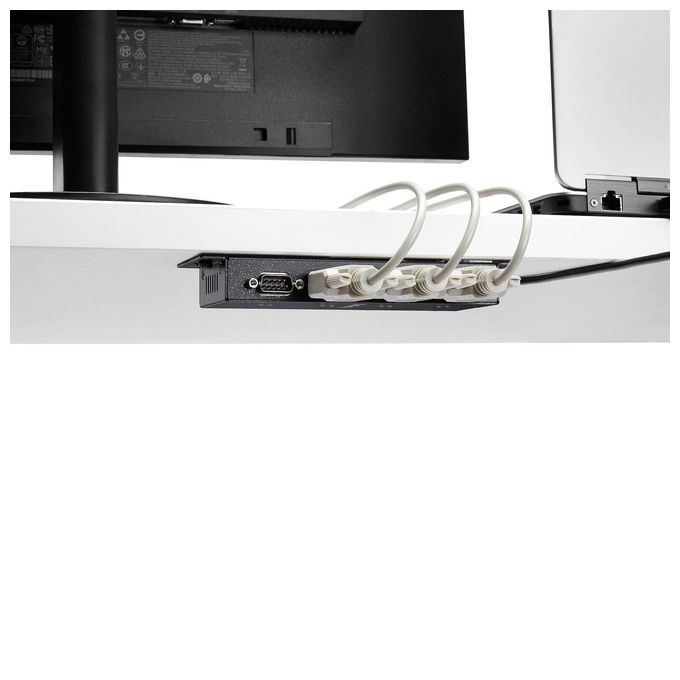 StarTech Hub adattatore seriale USB a DB9 RS232 4 porte - Guide DIN industriali DIN e montabile a parete