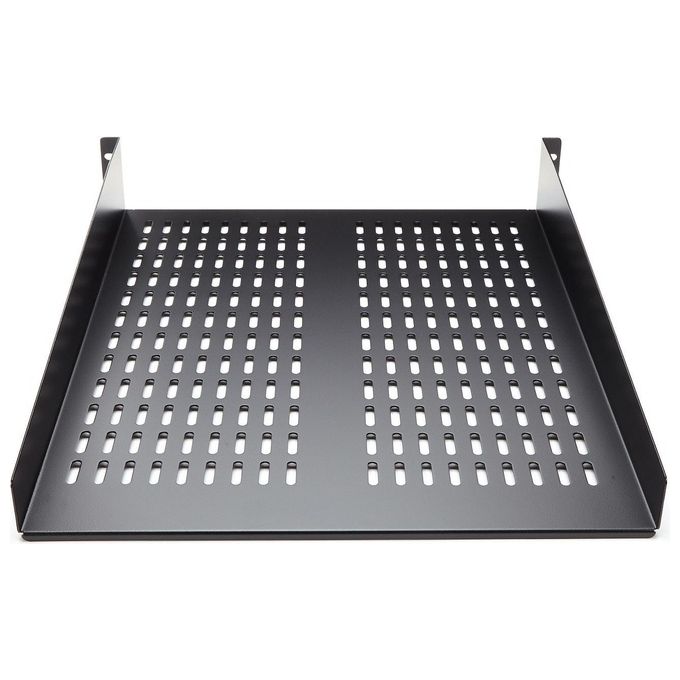 StarTech Ripiano per montaggio a rack con fessure 22 2U - Ripiano per armadio server rack fisso - 22 kg